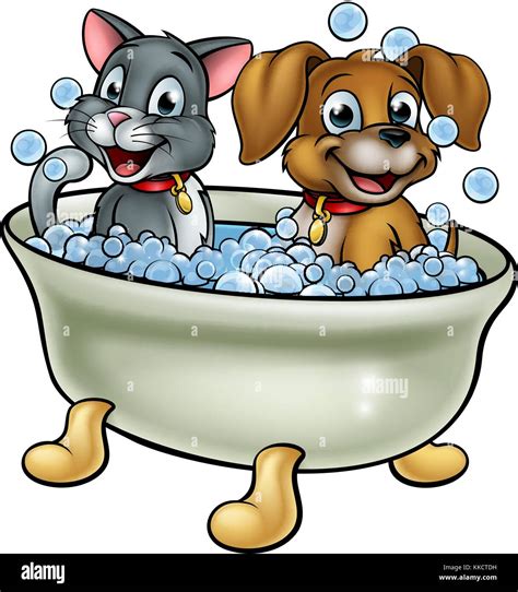 Cartoon Dog Bath Hi Res Stock Photography And Images Alamy