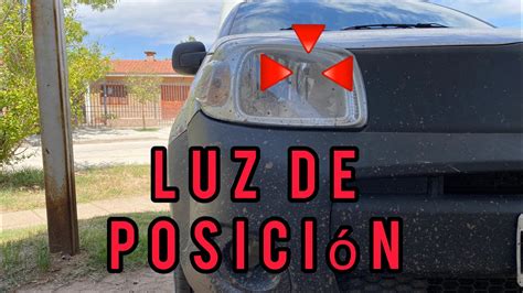 Cómo cambiar luz de posición delantera Fiat Fiorino 1 4 evo y Fiat Uno