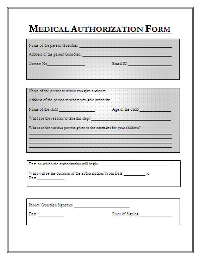 Medical Consent Form For Adults Templates Free Printable