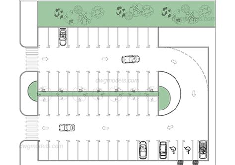 Parking 4 Dwg Free Cad Blocks Download