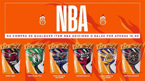 Popeyes Relança Baldes Colecionáveis Inspirados Em Times Da Nba Gkpb