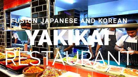 Fusion Japanese And Korean Restaurant Newly Open Venue Youtube