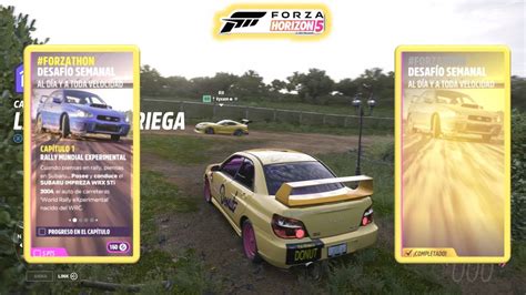 FORZA HORIZON 5 FORZATHON DESAFÍO SEMANAL AL DÍA Y A TODA VELOCIDAD