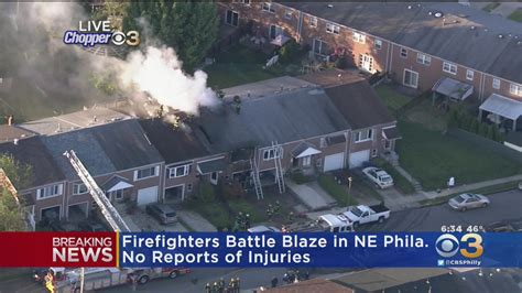 2 Injured In Northeast Philadelphia House Fire Cbs Philadelphia