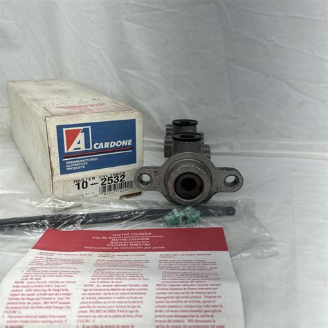 Brake Master Cylinder Power Brakes Cardone 10 2532 EBay