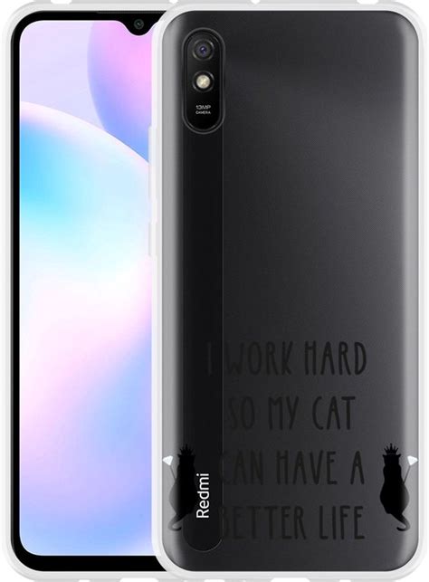 Xiaomi Redmi 9A Hoesje Royalty Cat Zwart Designed By Cazy Bol