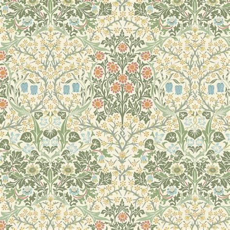 Thameside Pwwm Cream Morris Co Cotton Fabric