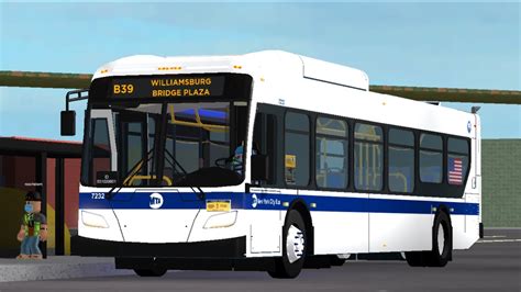 Roblox Buses Mta New Flyer Xd40 7232 On Route B39 Full Route Youtube