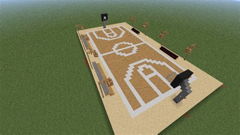 Outdoor Basketball Court Minecraft Map