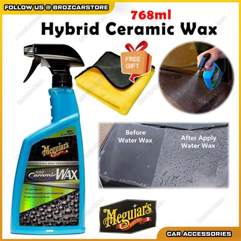 G190526 Meguiars Hybrid Ceramic Wax 26 Oz Water Beading Protection