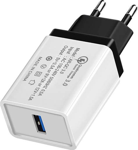 Xoko Qc Usb A White Black