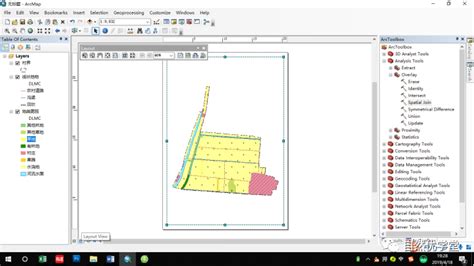 Arcgis制作某村土地利用现状图 Csdn博客