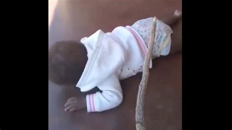 Police Arrest Mother For Ass Ulting Her Month Old Baby With Stick In D Sturbing Video