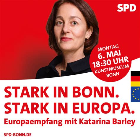 Europaempfang Mit Katarina Barley Mitglied Im Rat Der Stadt Bonn