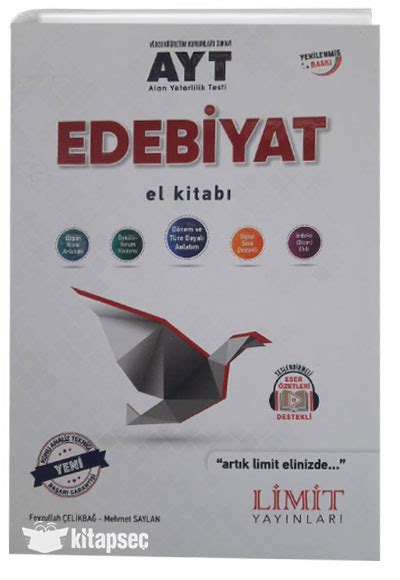 2024 AYT Edebiyat El Kitabı Limit Yayınları 9786052755839