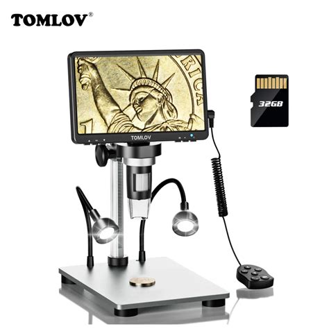 Tomlov Microscope Num Rique Professionnel Dm Microscope Lectronique