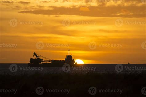 Amazing sunset in Raja Ampat Papua Indonesia 11110888 Stock Photo at ...