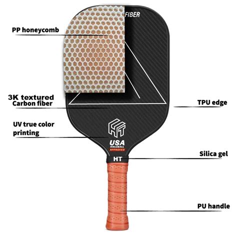 Custom Pickleball Paddle Logo High Quality Outdoor Pp Honeycomb Core