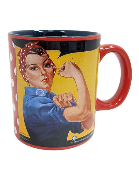 Smithsonian Rosie The Riveter 12 Oz Ceramic Mug