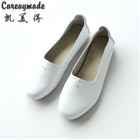 Careaymade New Literary Retro Pure Handmade Shoes Head Layer