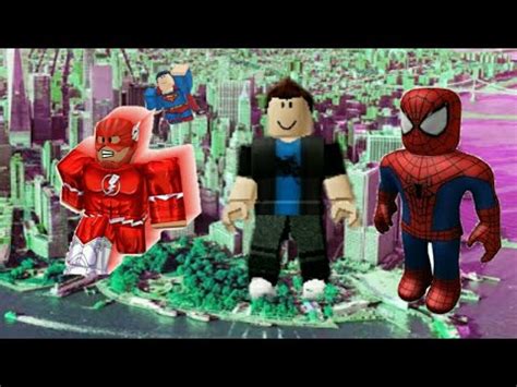 Roblox mapa de super herói e vilão YouTube