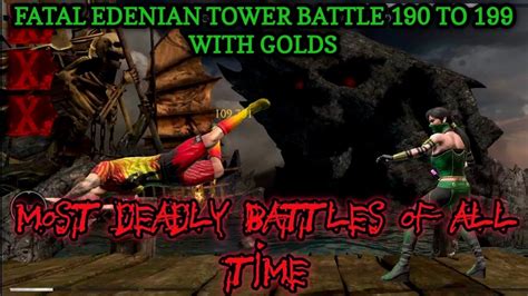 FATAL EDENIAN TOWER BATTLE 190 199 MK MOBILE HINDI YouTube