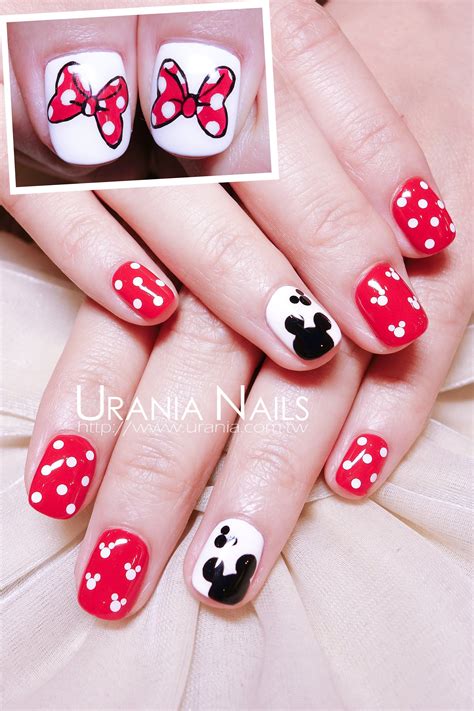 Mickey Mouse Nail Art Minnie Mouse Nails Mickey Nails Nail Art