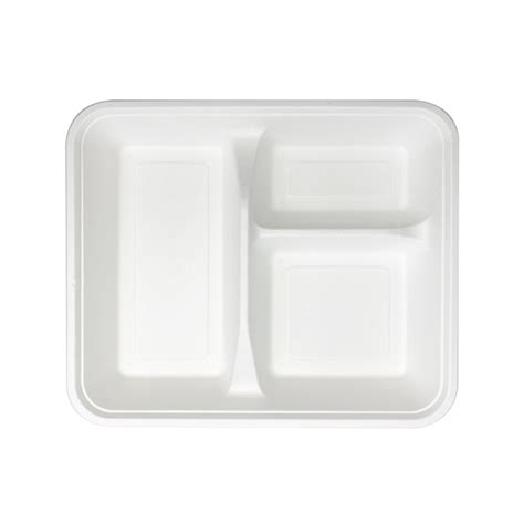 3 5 6 Compartment Lunch Tray 100 Biodegradable Compostable Eco