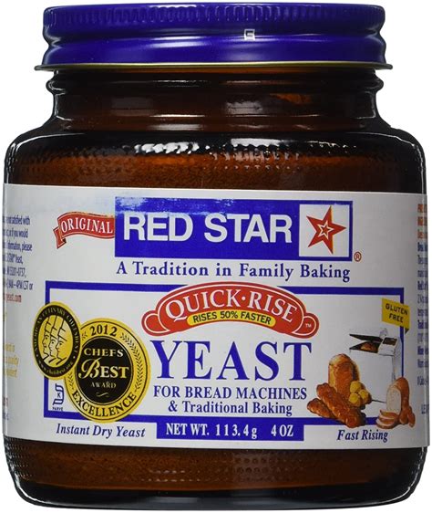 Red Star Yeast Quick Rise Yeast For Bread Machines And Tradtional Baking