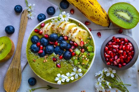 Green Smoothie Banane Pinards Et Kiwis Recette Healthyfoodcreation