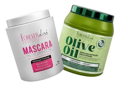 Forever Liss Máscaras Nutrição Alto Impacto Olive Oil 950g Frete grátis