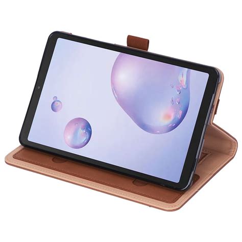 Luxe Stand Flip Cover Hoes Samsung Galaxy Tab A Bruin