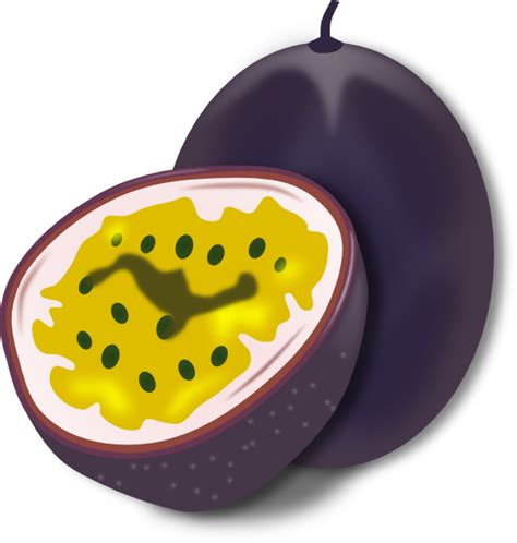 Passion Fruit Clip Art At Vector Clip Art Online Royalty