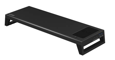LANQ PCDock Pro Test - Monitorständer mit Qi-Charging & Fingerprint