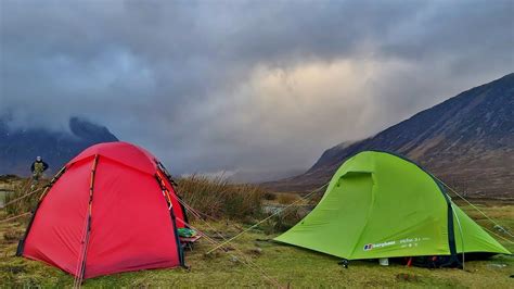 Wild Camping Scotland Glencoe On The West Highland Way Path Youtube