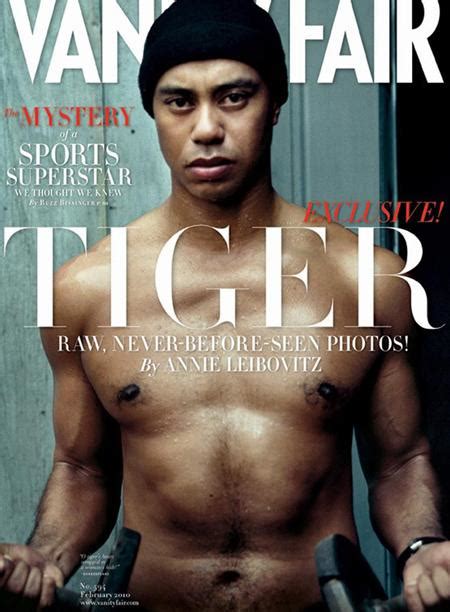 Tiger Woods Topless In Vanity Fair