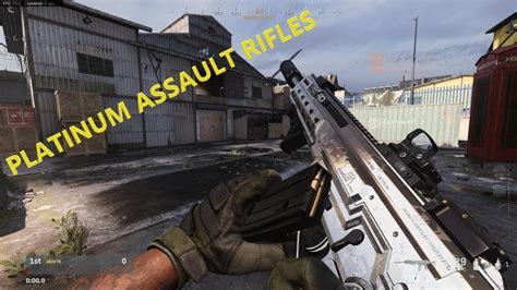 Platinum Assault Rifles In Modern Warfare Youtube