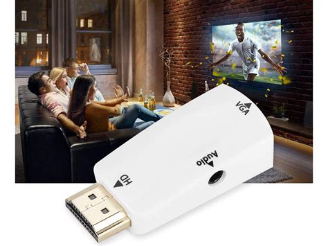 Converter Adapter From Hdmi To Vga D Sub Audio Mini Jack Categories