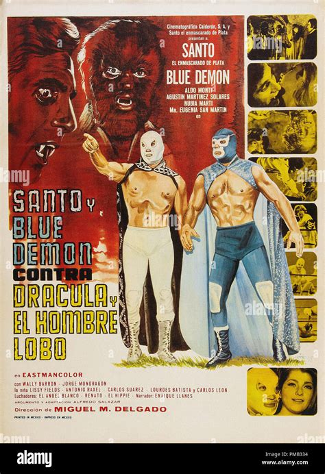 Santo And Blue Demon Vs Dracula And The Wolfman Santo Y Blue Demon