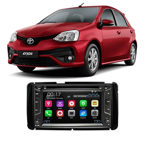 Central Multim Dia Toyota Etios Universal Premium Moldura Zavier