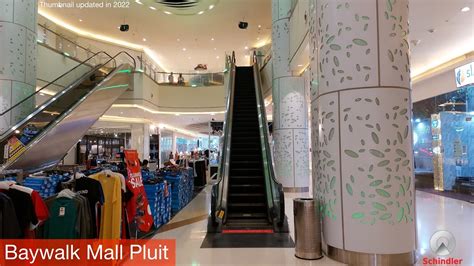 Schindler 9300 Ae Escalators At Baywalk Mall Jakarta Youtube