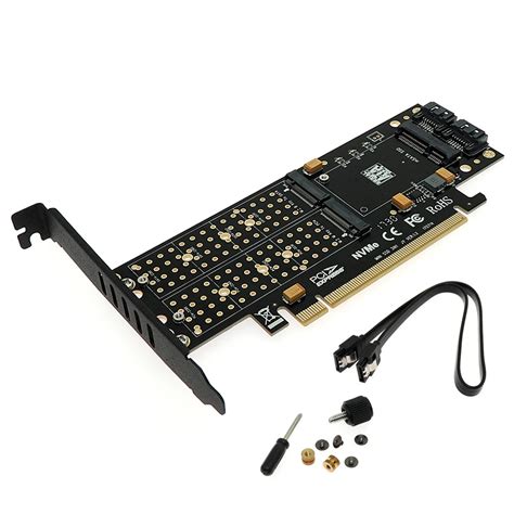 Aliexpress.com : Buy M.2 NVMe SSD NGFF TO PCI E3.0 X16 adapter M Key B ...