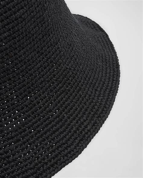 The Row Carrol Crochet Bucket Hat Neiman Marcus