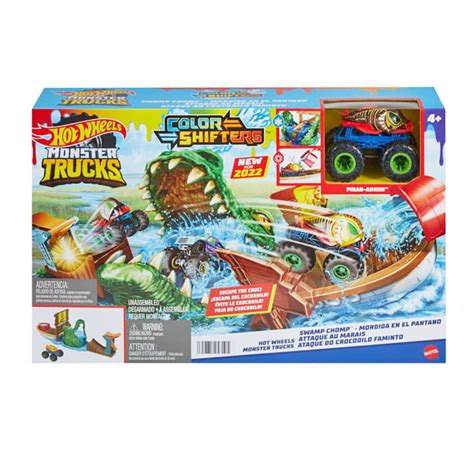 Set De Joaca Hot Wheels Monster Trucks Si Crocodil HGV14 Noriel