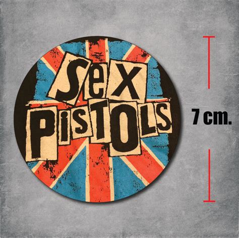 Sticker Pvc Sex Pistols สติกเกอร์ วงดนตรี เซ็กซ์ พิสทอล งานพิมพ์ดีที่สุด Offset Printing เคลือบ