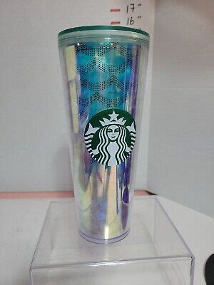 Starbucks Tumbler Mermaid Oz Iridescent Siren Scales Venti Cold Cup