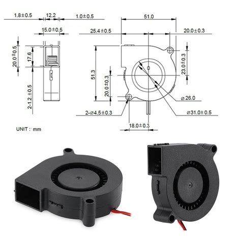 Buy RADIAL TURBO COOLING FAN FOR EXTRUDER HOT END IFuture Technology