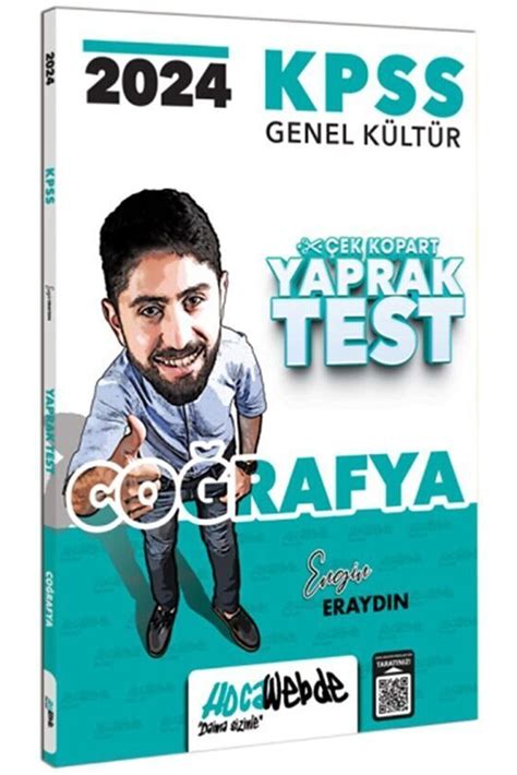 Hoca Webde 2024 Kpss Gk Coğrafya Yaprak Test Fiyatı Yorumları Trendyol