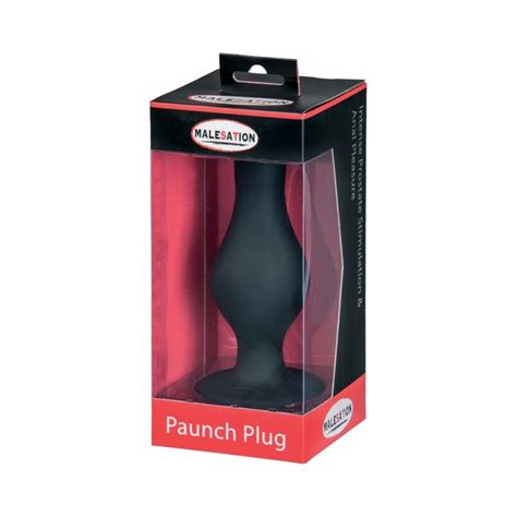 Malesation Paunch Plug Plug Anal Ergonomique En Silicone Avec Ventouse