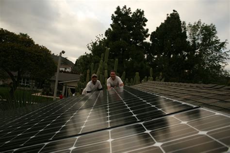 Santa Barbara Residential Solar Installation With Aaron And John In Background Good Energy